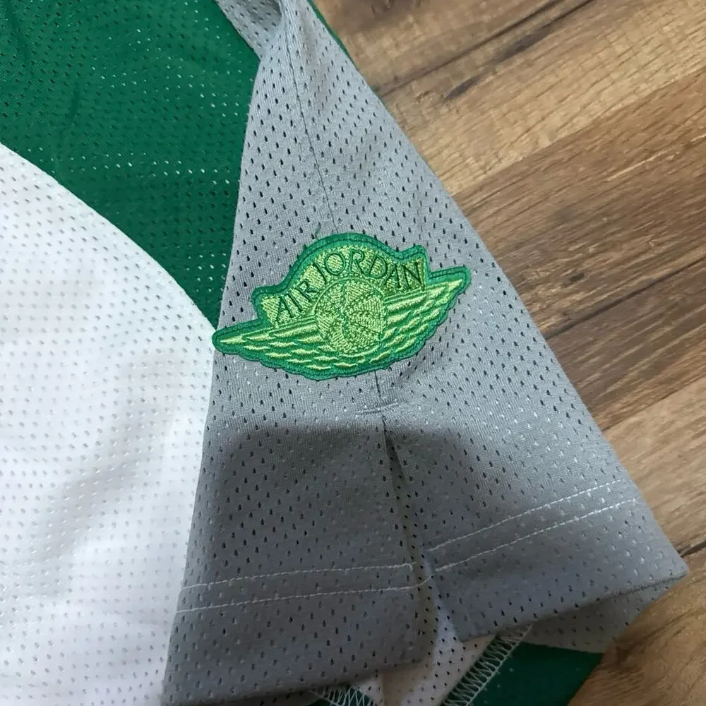 2005 Air Jordan 23 Mesh Green White Basketball 143853-102 Shorts